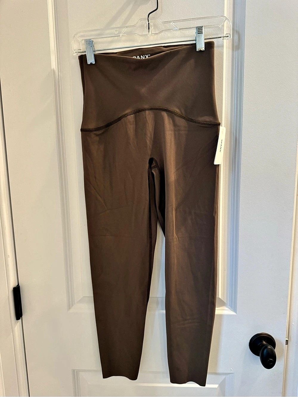 Spanx Booty Boost 7/8 Leggings Brown Small